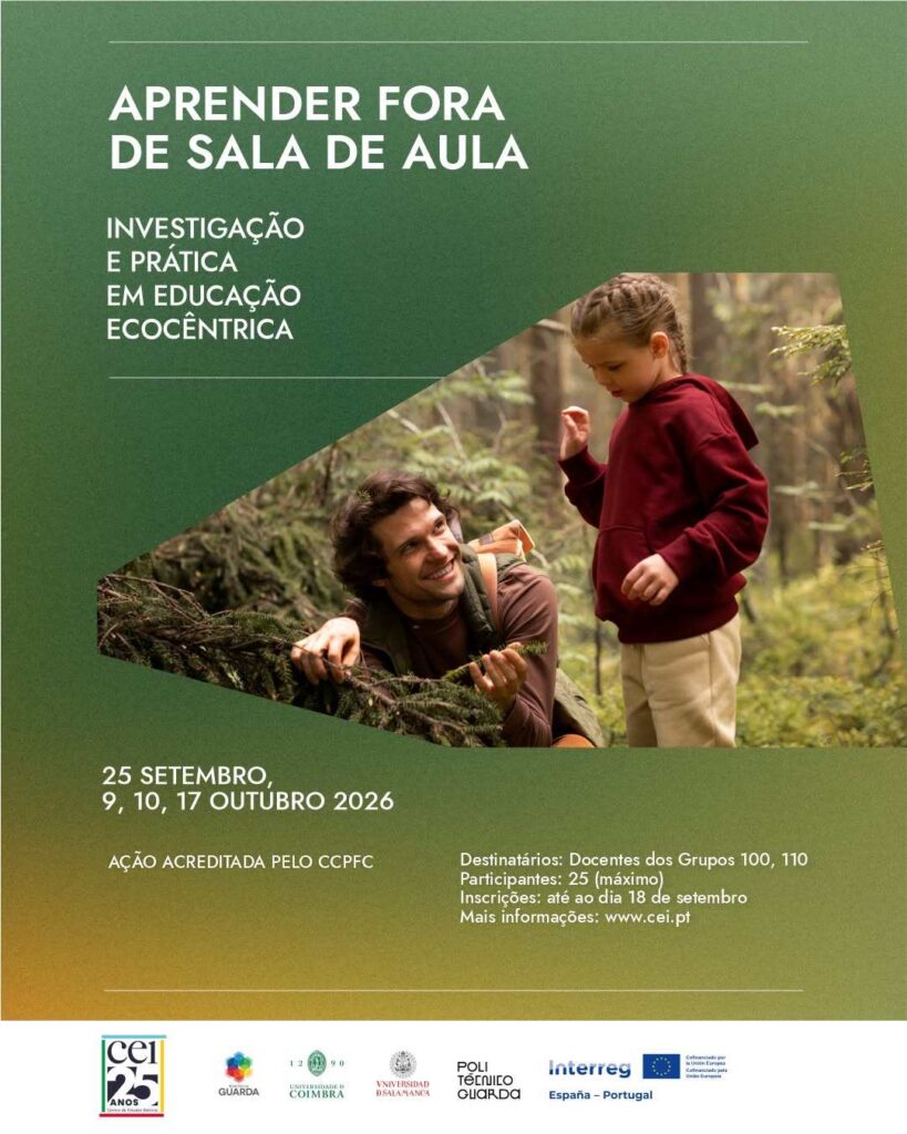 5 º Curso “Aprender fora de Sala de Aula” inicia dia 25 de setembro