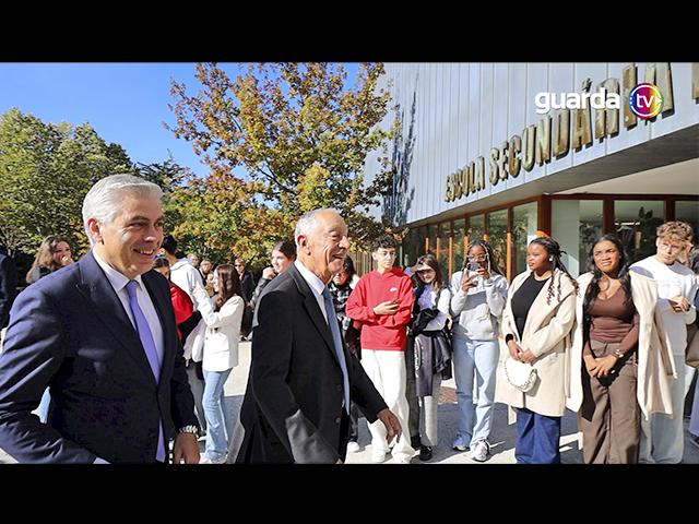 Marcelo Rebelo de Sousa desafia jovens guardenses a falar de futuro